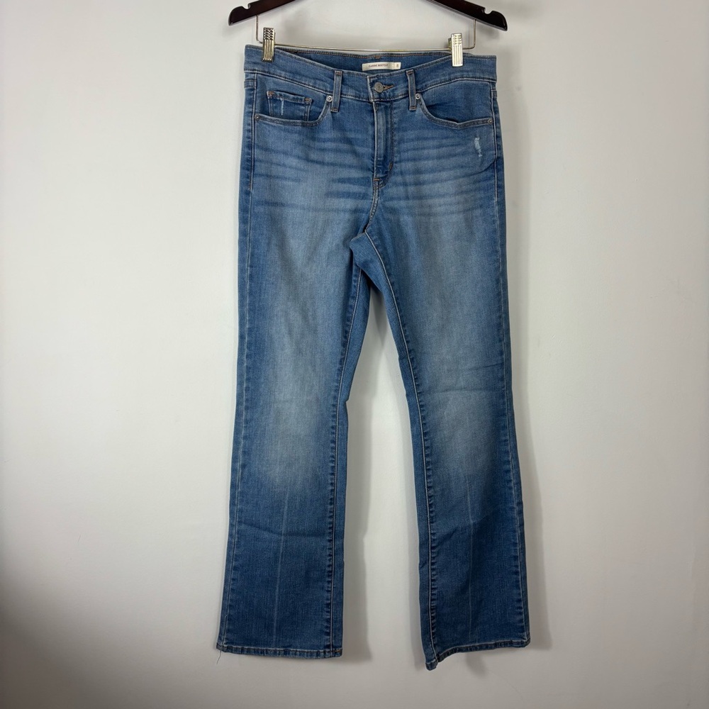 Levi’s Classic Bootcut Jeans Women’s 8 Mid Rise Light Wash Country Western Ranch